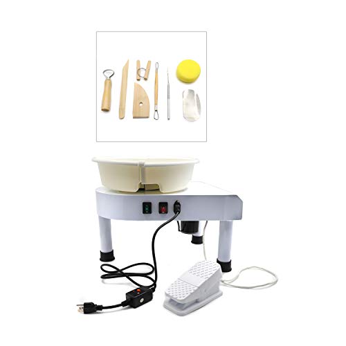 HTTMT- 25CM Triangle Electric Pottery Wheel Ceramic Machine Work C...