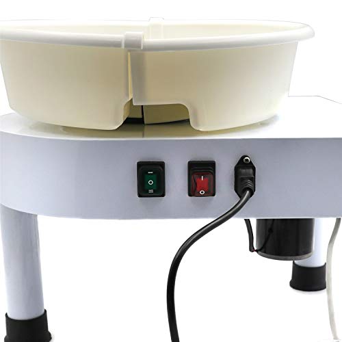 HTTMT- 25CM Triangle Electric Pottery Wheel Ceramic Machine Work C...