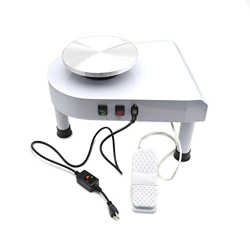 HTTMT- 25CM Triangle Electric Pottery Wheel Ceramic Machine Work C...