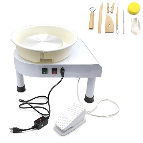 HTTMT- 25CM Triangle Electric Pottery Wheel Ceramic Machine Work C...