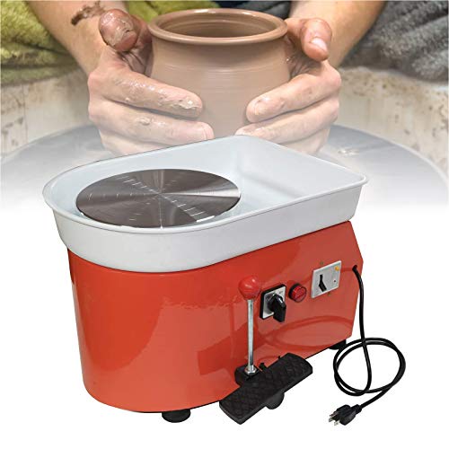 HTTMT- Electric Pottery Wheel 25cm Pottery Forming Machine 250W Po...