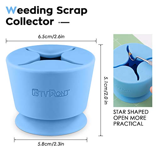 HTVRONT Vinyl Weeding Scrap Collector, Craft HTV Weeding Tools Scr...