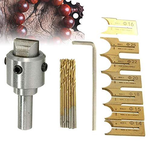 Upgraded Version Wood Beads Making Kit, Wooden Bead Maker Beads Dr...