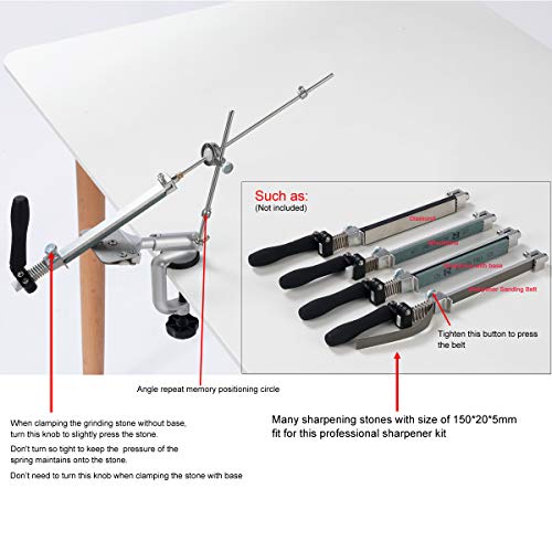 RUIXIN PRO RX-008 Premium Knife Sharpening Kit With 6 Whetstones 1...