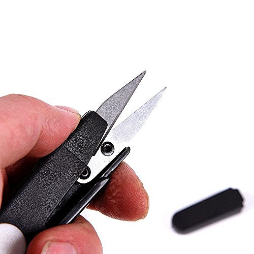 HuanX35 4336853583 4pcs Portable Scissor Multipurpose U-Type Cutte...