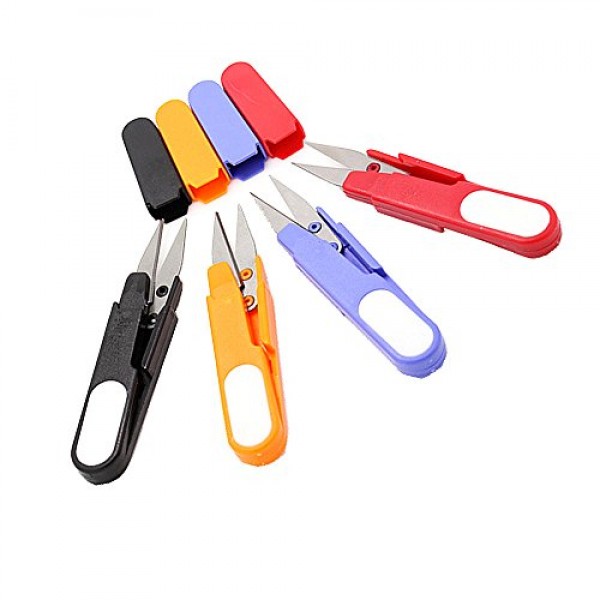 HuanX35 4336853583 4pcs Portable Scissor Multipurpose U-Type Cutte...
