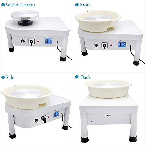 Huanyu Pottery Forming Machine 350W Pottery Wheel 25CM 9.8 Electr...
