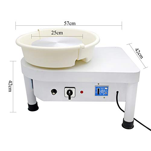 Huanyu Pottery Forming Machine 350W Pottery Wheel 25CM 9.8 Electr...