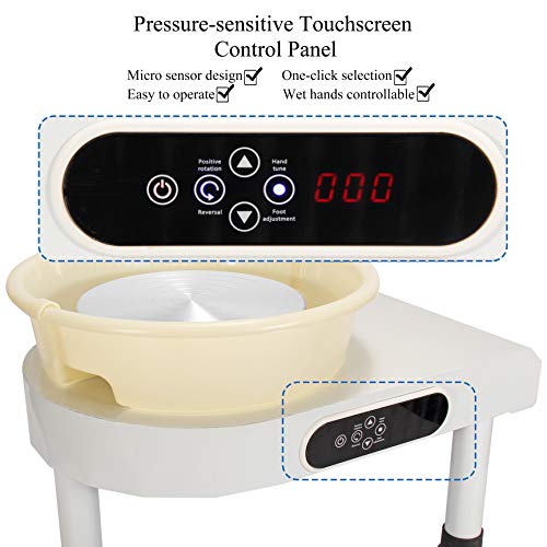 Huanyu Pottery Wheel Machine 350W 25CM 9.8 Electric Ceramic Machi...