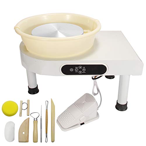 Huanyu Pottery Wheel Machine 350W 25CM 9.8 Electric Ceramic Machi...