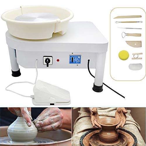 Huanyu Pottery Wheel Machine 350W 25CM 9.8 Electric Ceramic Machi...