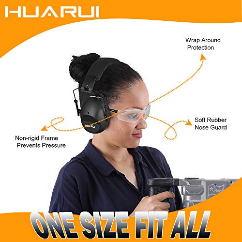 Range Shooting Ear Protection Earmuffs for Shooting Ear & Eye ...