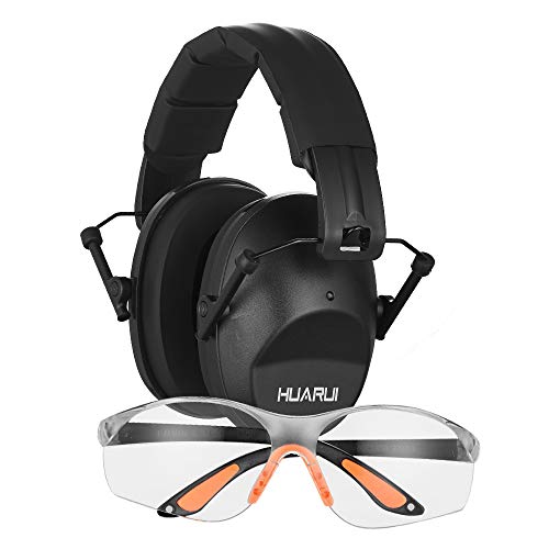 Range Shooting Ear Protection Earmuffs for Shooting Ear & Eye ...