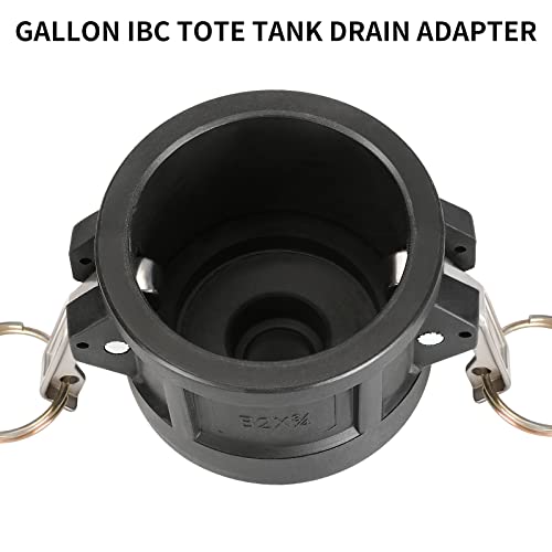 275 330 Gallon IBC Tote Fittings, Huazu IBC Tote Tank Drain Adapte...