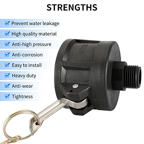 275 330 Gallon IBC Tote Fittings, Huazu IBC Tote Tank Drain Adapte...