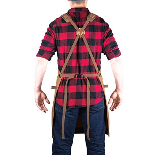 Hudson Durable Goods - Woodworking Edition - Waxed Canvas Apron B...