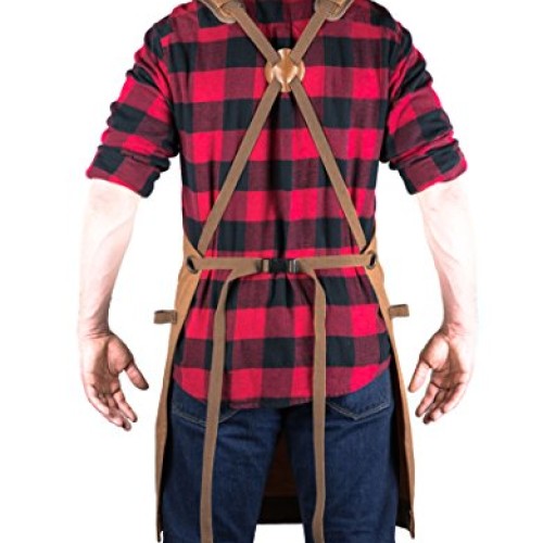 Hudson Durable Goods - Woodworking Edition - Waxed Canvas Apron B...