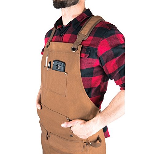 Hudson Durable Goods - Woodworking Edition - Waxed Canvas Apron B...