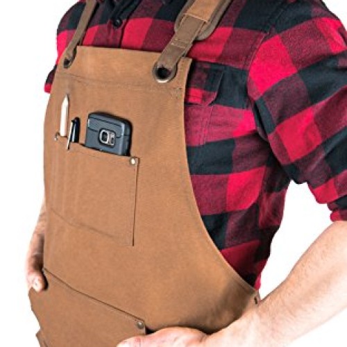 Hudson Durable Goods - Woodworking Edition - Waxed Canvas Apron B...
