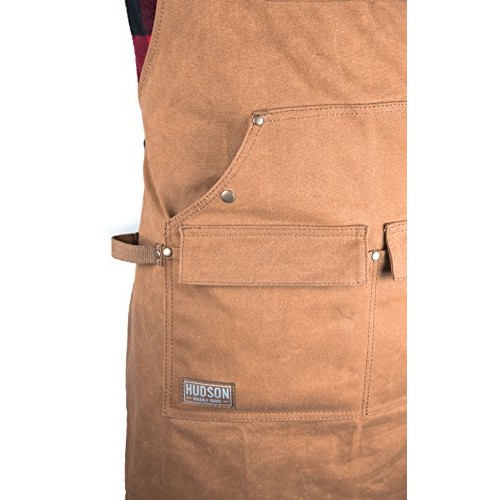 Hudson Durable Goods - Woodworking Edition - Waxed Canvas Apron B...