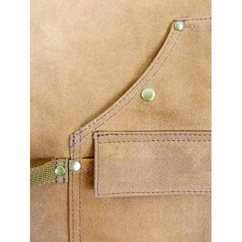 Hudson Durable Goods - Woodworking Edition - Waxed Canvas Apron B...