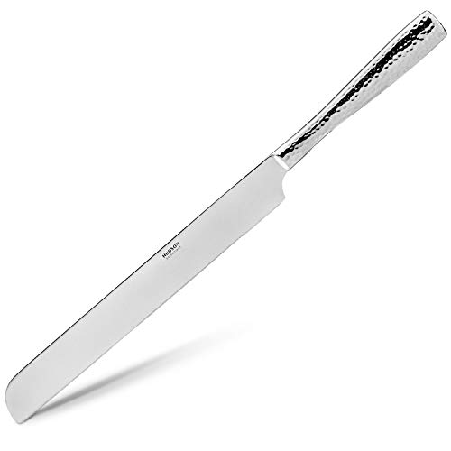 Hudson Essentials Hammered 18/10 Stainless Steel Cake Knife & Cake...