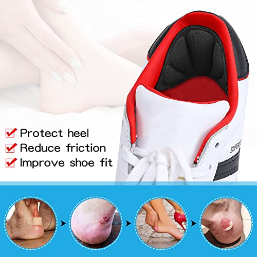 Back of Heel Cushion Pads, Adhesive Heel Grips Inserts for Boots, ...