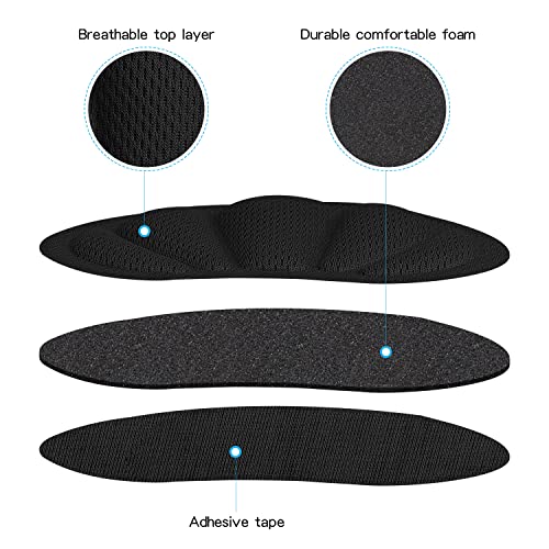 Back of Heel Cushion Pads, Adhesive Heel Grips Inserts for Boots, ...
