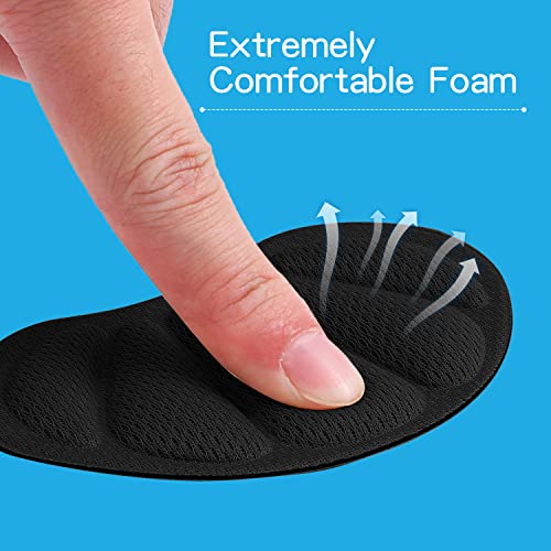 Back of Heel Cushion Pads, Adhesive Heel Grips Inserts for Boots, ...