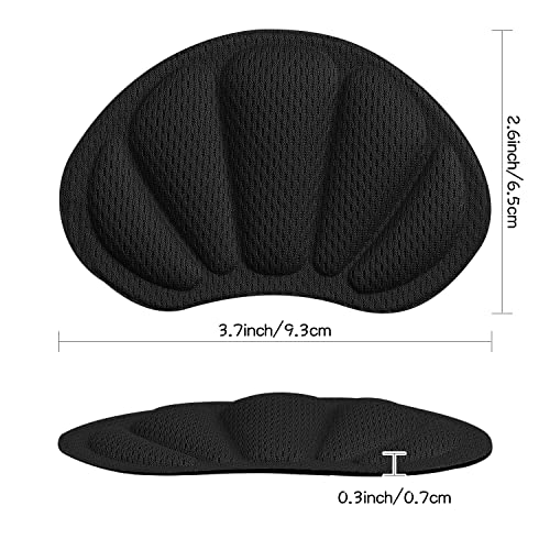 Back of Heel Cushion Pads, Adhesive Heel Grips Inserts for Boots, ...