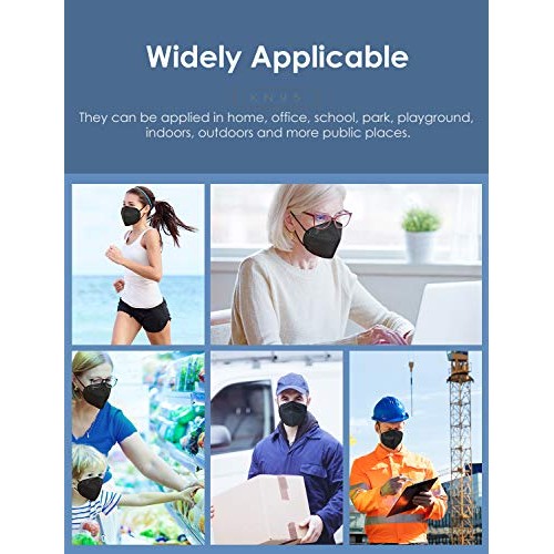 KN95 Face Mask, 30 Pack Individually Wrapped, 5-Ply Breathable & C...
