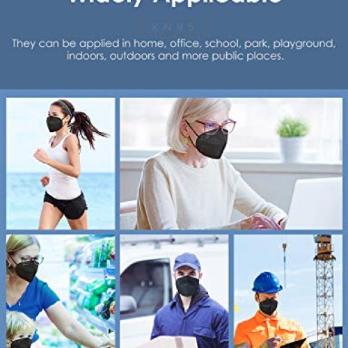 KN95 Face Mask, 30 Pack Individually Wrapped, 5-Ply Breathable & C...