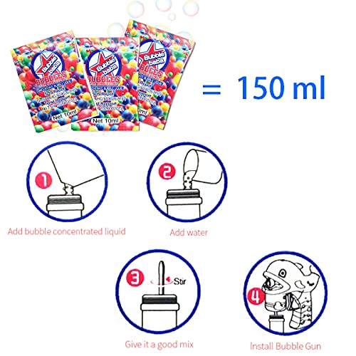 Bubble Blaster, Gatling Bubble Machine, 8-Hole Bubble Automati...