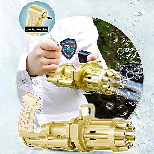 Bubble Blaster, Gatling Bubble Machine, 8-Hole Bubble Automati...
