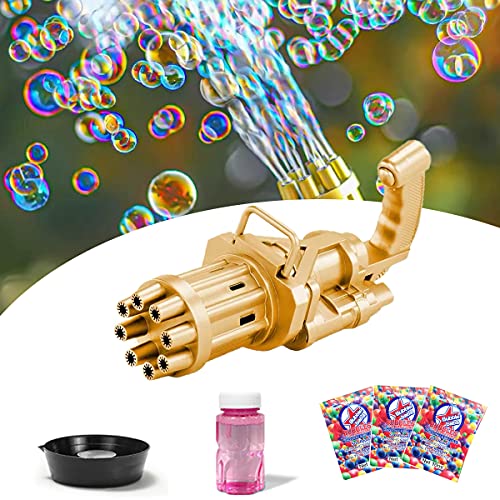 Bubble Blaster, Gatling Bubble Machine, 8-Hole Bubble Automati...