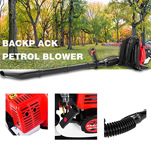 Huily 63cc 2.3Hp High Performance Gas Powered Back Pack Leaf Blowe...