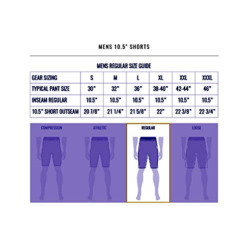 Huk Men’s NXTLVL 10.5 Short, Khaki, 2X-Large