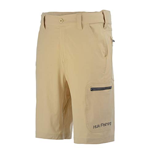 Huk Men’s NXTLVL 10.5 Short, Khaki, 2X-Large