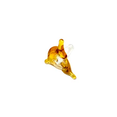 100 Pieces | Premium Quality Hand-Blown Jacks Style Glass Beads Sc...