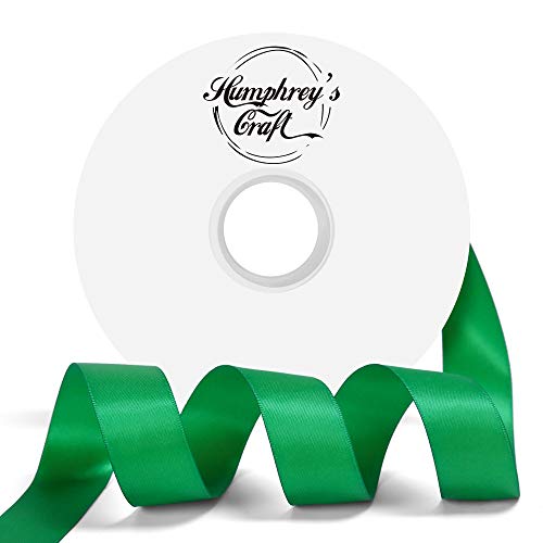 Humphreys Craft 1-inch Double Face Solid Satin Ribbon 100% Polyes...
