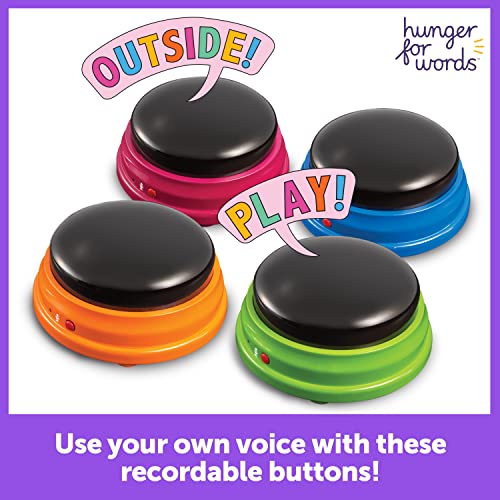 Hunger for Words Talking Pet Starter Set - 4 Piece Set Recordable ...
