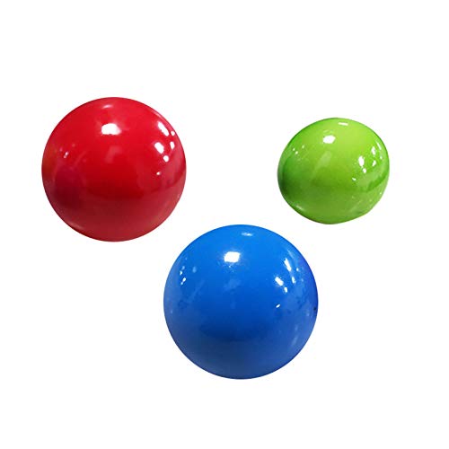 hunmansaf Sticky Balls for Ceiling Wall Sucking Ball Color Rubber ...