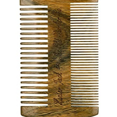 Sandalwood Beard Comb for Men - Handmade Beard & Mustache Comb - P...