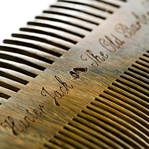 Sandalwood Beard Comb for Men - Handmade Beard & Mustache Comb - P...