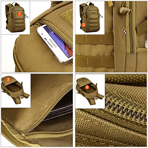 Huntvp 10L Mini Daypack Military MOLLE Backpack Rucksack Gear Tact...