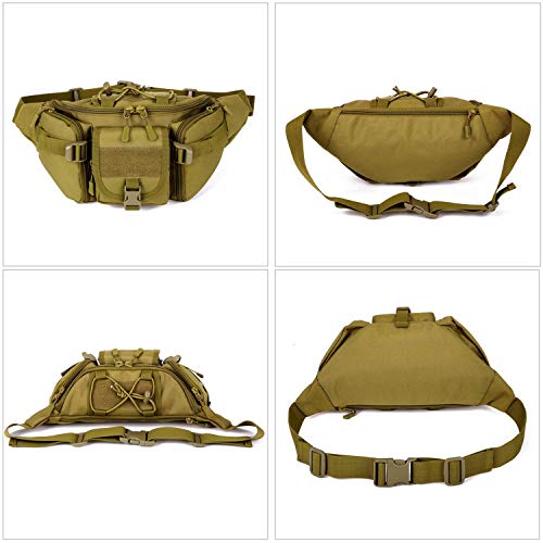 Huntvp Military Fanny Pack Tactical Waist Bag Pack WR Hip Belt Bag...