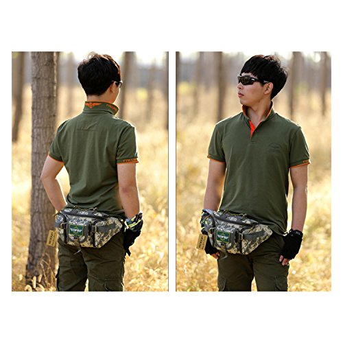 Huntvp Tactical Waist Pack Bag Military Fanny Packs WR Hip Belt Ba...