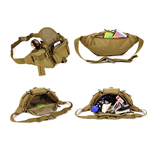 Huntvp Tactical Waist Pack Bag Military Fanny Packs WR Hip Belt Ba...