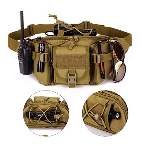 Huntvp Tactical Waist Pack Bag Military Fanny Packs WR Hip Belt Ba...
