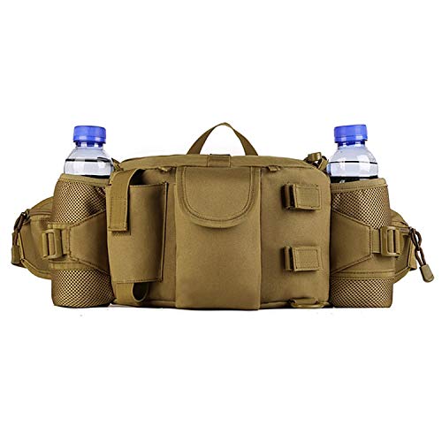 Huntvp Tactical Waist Pack Bag with Water Bottle Pocket Holder Mil...